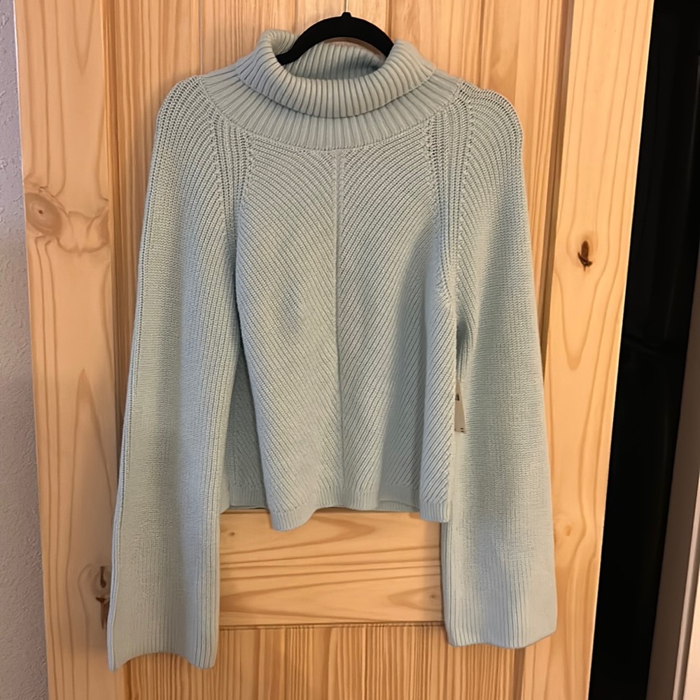 Maeve Cropped Turtle Neck Sweater